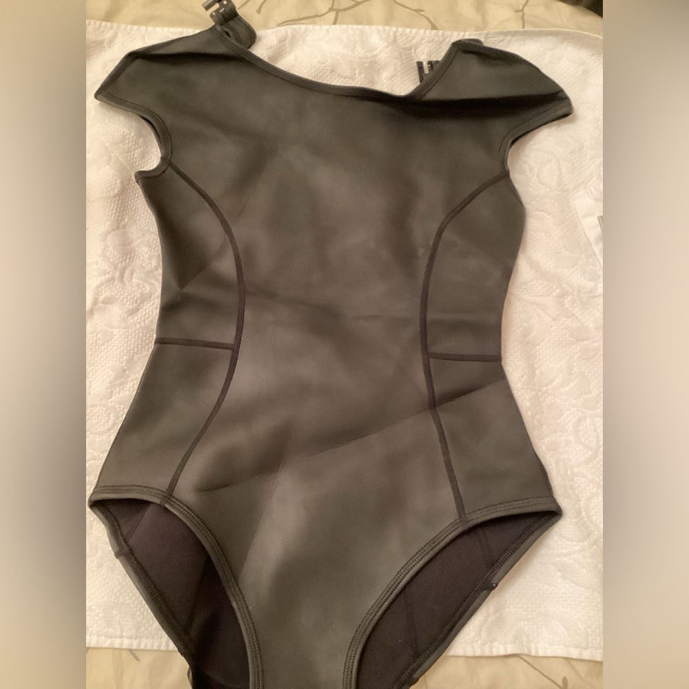 Vegan leather bodysuit